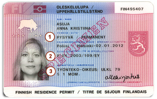 Residence permit 1