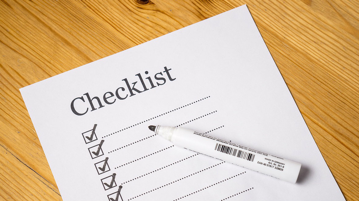 Checklist by Tero Vesalainen