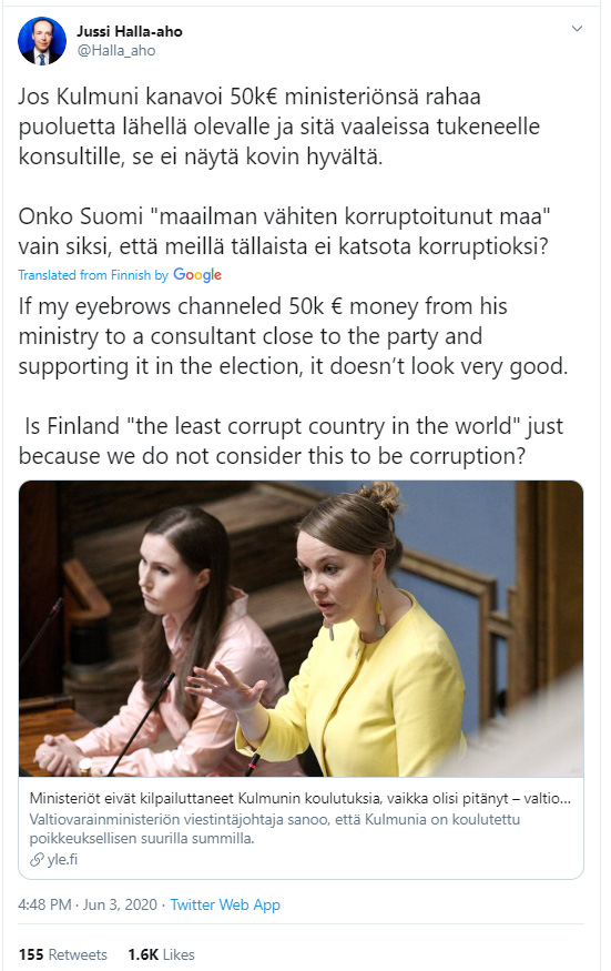 Halla-Aho-Tweet