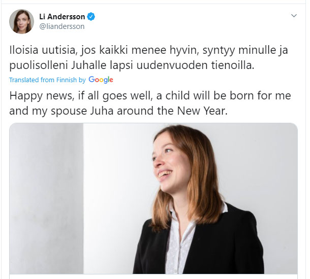 Li-Andersson-pregnant-expecting-child-tweet