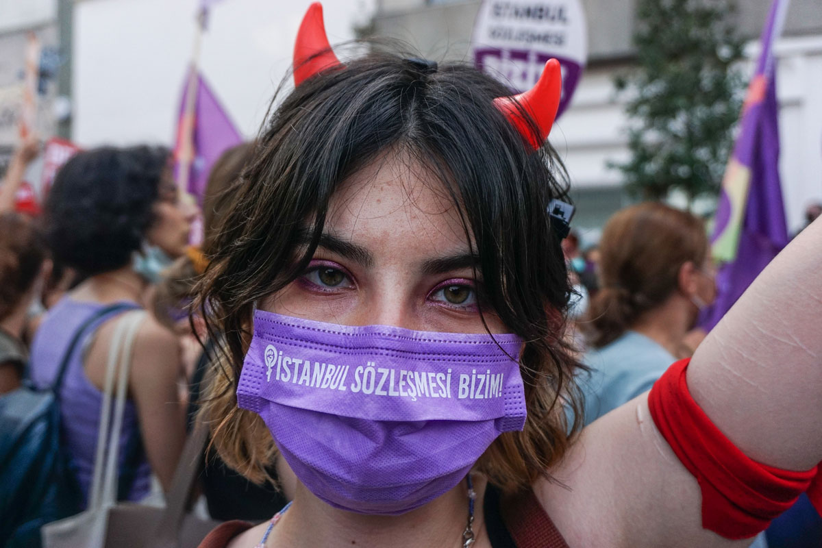 Thousands Protest As Turkey Exits Violence Against Women Treaty